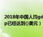 2018年中國人均gdp已經(jīng)達(dá)到幾美元（2018年中國人均gdp已經(jīng)達(dá)到()美元）