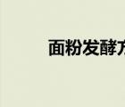 面粉發(fā)酵方法做包子（面粉發(fā)酵）