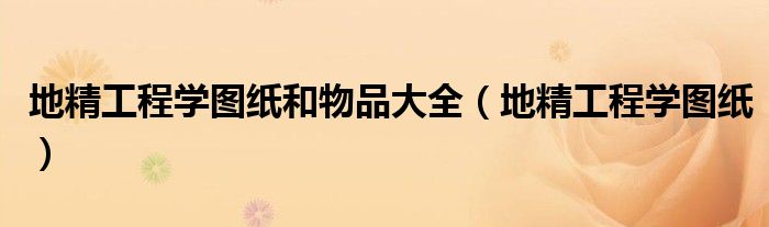 地精工程學圖紙和物品大全（地精工程學圖紙）