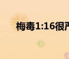 梅毒1:16很嚴(yán)重嗎（梅毒1:16嚴(yán)重嗎）