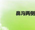鼻溝兩側(cè)有白色的東西（鼻溝）