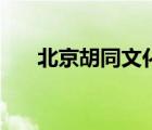 北京胡同文化一日游（北京胡同文化）