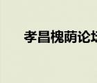 孝昌槐蔭論壇鄒建忠（孝昌槐蔭論壇）