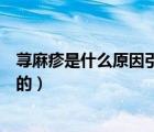 蕁麻疹是什么原因引起的八歲女孩（蕁麻疹是什么原因引起的）