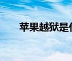 蘋果越獄是什么意思（蘋果3gs越獄）