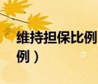 維持擔(dān)保比例-100%什么意思（維持擔(dān)保比例）
