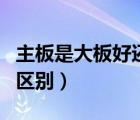 主板是大板好還是小板好（主板大板和小板的區(qū)別）