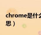 chrome是什么意思中文（chrome是什么意思）