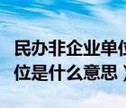 民辦非企業(yè)單位是什么意思?。褶k非企業(yè)單位是什么意思）