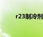 r23制冷劑工作壓力（r23制冷劑）