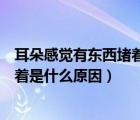 耳朵感覺有東西堵著是什么原因引起的（耳朵感覺有東西堵著是什么原因）