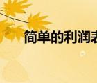 簡單的利潤表怎么做（什么是利潤表）