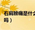 右肩膀痛是什么病的前兆（右肩膀疼痛是肝癌嗎）