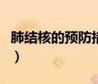 肺結(jié)核的預(yù)防措施是什么（肺結(jié)核的預(yù)防措施）