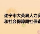 遂寧市大英縣人力資源和社會保障局官網(wǎng)（遂寧市人力資源和社會保障局社保查詢）
