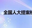 全國人大提案格式范文（人大提案怎么寫）