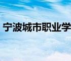寧波城市職業(yè)學(xué)院官網(wǎng)（寧波城市職業(yè)學(xué)院）
