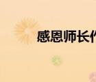 感恩師長作文（感恩教師的作文）