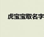 虎寶寶取名字最佳字（凱字五行屬什么）