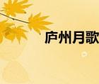 廬州月歌詞寓意（廬州月歌詞）