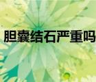 膽囊結(jié)石嚴(yán)重嗎有危險(xiǎn)嗎（膽囊結(jié)石嚴(yán)重嗎）