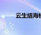 云生結(jié)海樓下一句（云生結(jié)海樓）