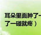 耳朵里面腫了一碰就疼多久能好（耳朵里面腫了一碰就疼）