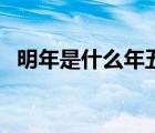 明年是什么年五行屬什么（明年是什么年）