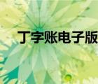 丁字賬電子版怎么做（丁字賬電子模板）
