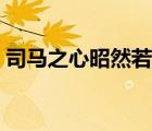司馬之心昭然若揭的意思（昭然若揭的意思）