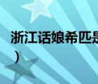 浙江話娘希匹是什么意思（娘希匹是什么意思）