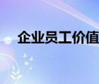企業(yè)員工價(jià)值觀自評(píng)（員工價(jià)值觀自評(píng)）