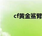 cf黃金鯊臂怎么獲得（cf黃金套裝）