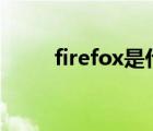firefox是什么軟件（firefox 2 0）