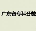 廣東省?？品謹?shù)線最低（廣東省專科分數(shù)線）