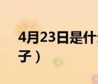4月23日是什么好日子（四月23日是什么日子）