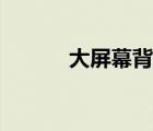 大屏幕背景墻（大屏幕電視墻）
