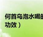 何首烏泡水喝的功效及禁忌（何首烏泡水喝的功效）