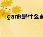 gank是什么意思lol（gank是什么意思）