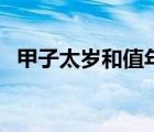 甲子太歲和值年太歲哪個(gè)官大（甲子太歲）