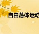 自由落體運(yùn)動(dòng)8個(gè)公式（自由落體定律）