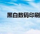 黑白數(shù)碼印刷機(jī)作用（黑白數(shù)碼印刷機(jī)）