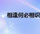 相逢何必相識水水如魚（相逢何必相識）