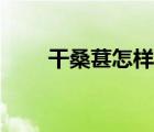 干桑葚怎樣辨別染沒染色（干桑葚）