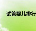 試管嬰兒排行榜廣州（試管嬰兒排行榜）