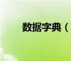 數(shù)據(jù)字典（說一說數(shù)據(jù)字典的簡介）