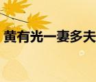 黃有光一妻多夫原話（一妻多夫的真實體會）