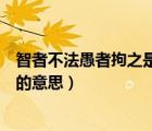 智者不法愚者拘之是什么意思（智者發(fā)現(xiàn)價值愚者接受價格的意思）
