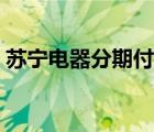 蘇寧電器分期付款條件（蘇寧電器分期付款）