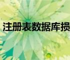 注冊(cè)表數(shù)據(jù)庫(kù)損壞修復(fù)（注冊(cè)表數(shù)據(jù)庫(kù)損壞）